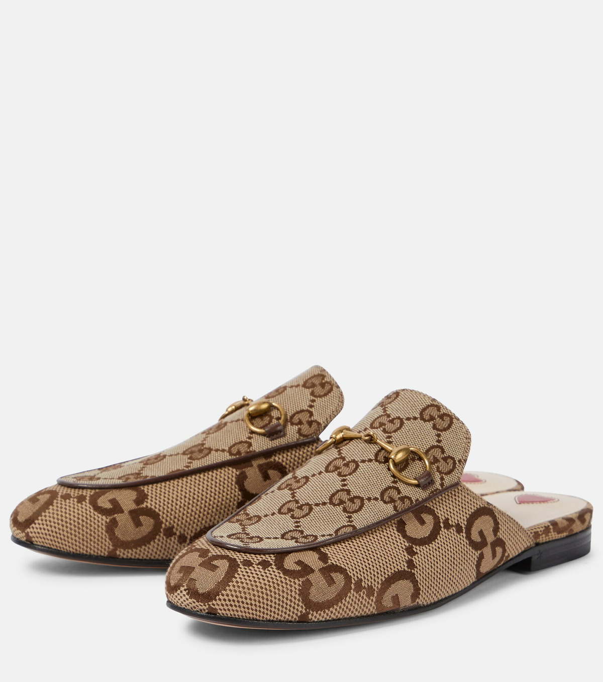gucci princetown canvas