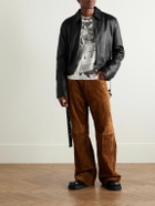Acne Studios - Lascari Slim-Fit Belted Leather Jacket - Black