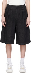ADER error Black 0201 Denim Shorts
