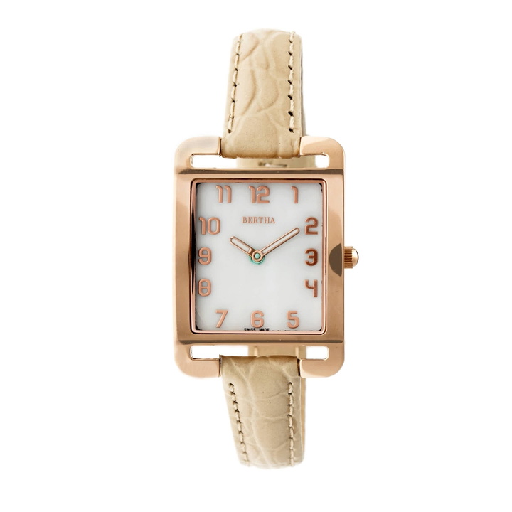 Photo: Bertha Marisol White Dial Ladies Watch BR6904