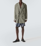 Dries Van Noten Oversized wool-blend blazer