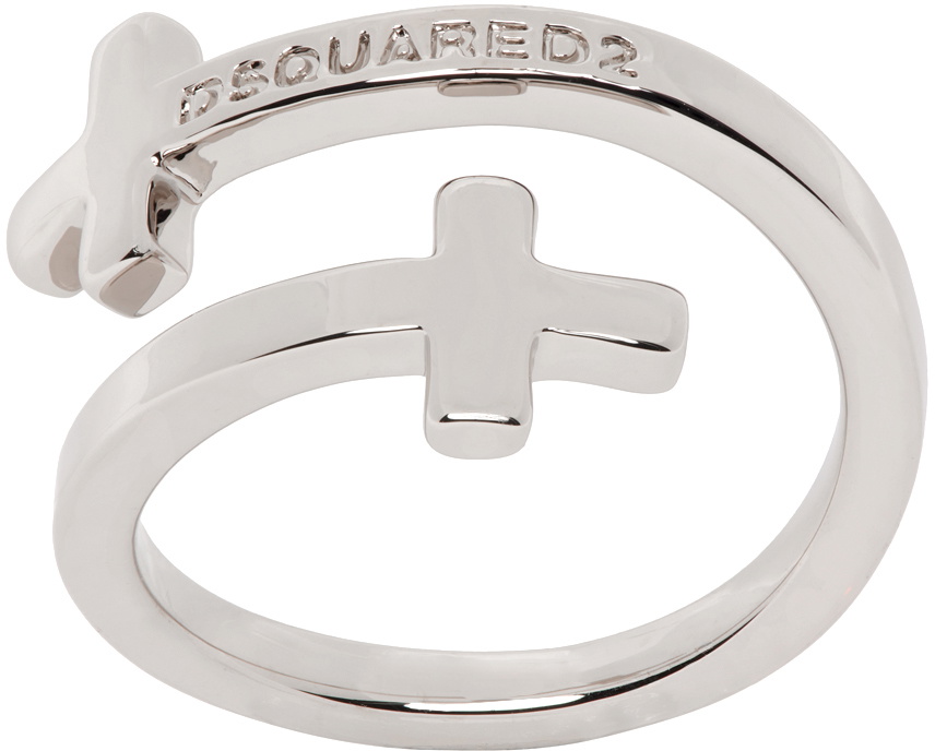 Dsquared2 Silver Jesus Ring