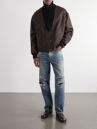 Maison Margiela - Wool Herringbone Bomber Jacket - Brown