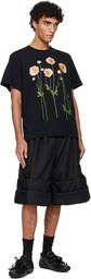 Simone Rocha Black Ballerina Grip Sneakers