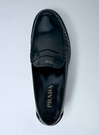 Prada Brushed Leather Loafers