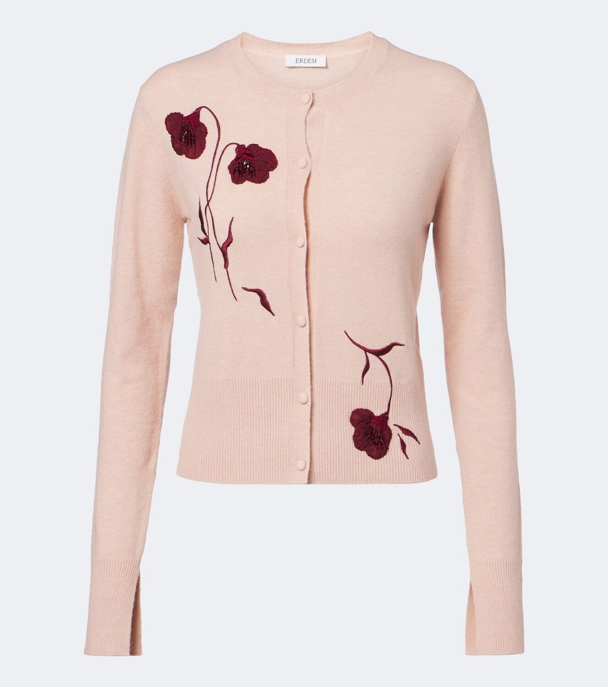 Erdem Floral-appliqué cardigan