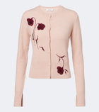 Erdem Floral-appliqué cardigan