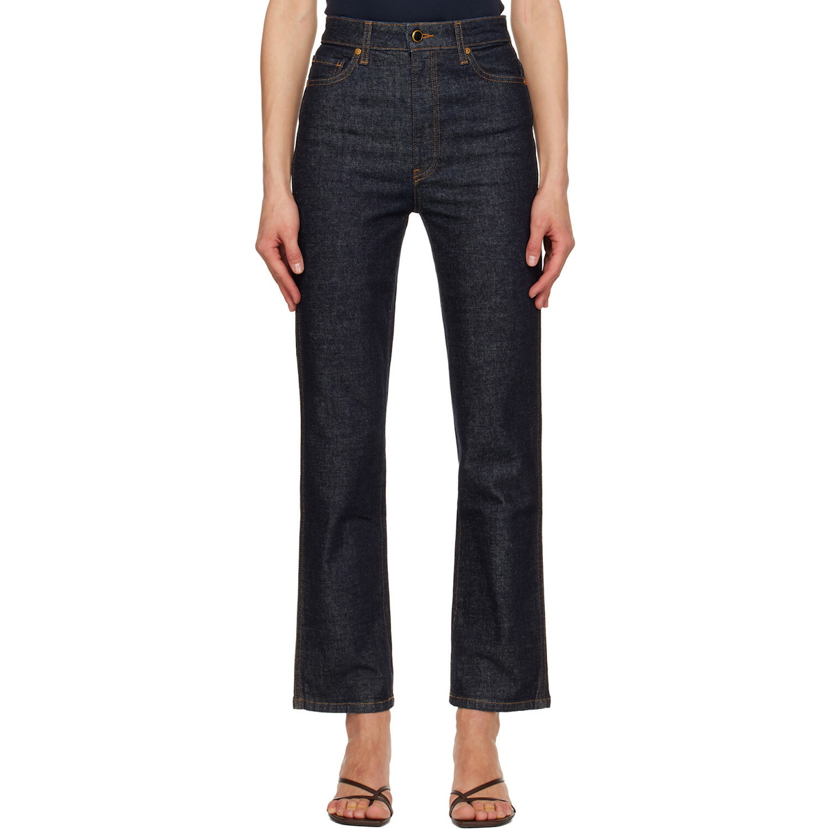 KHAITE Indigo Abigail Jeans