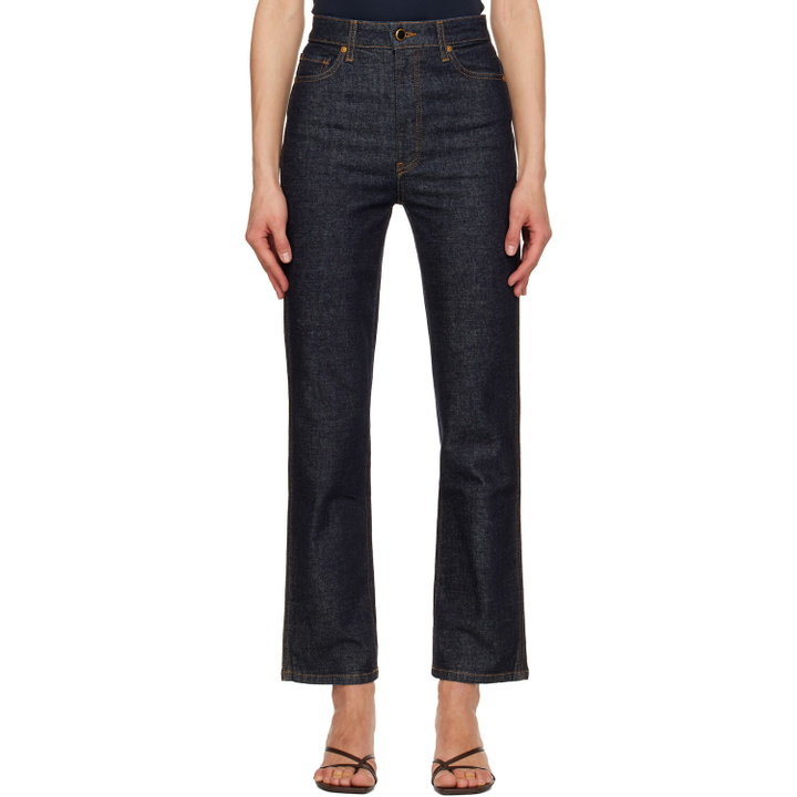 Photo: KHAITE Indigo Abigail Jeans