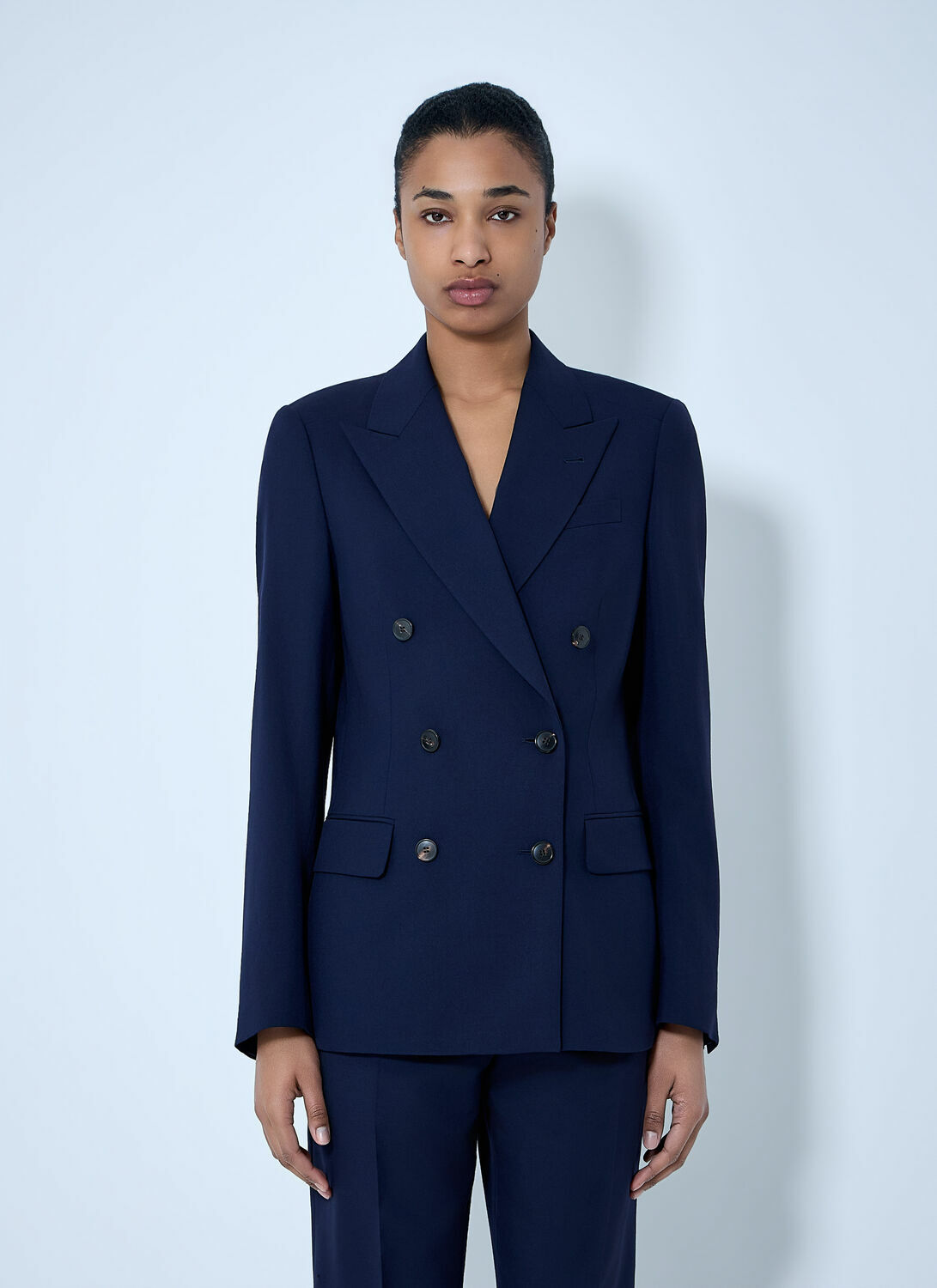 Dries Van Noten Double-Breasted Wool Blazer