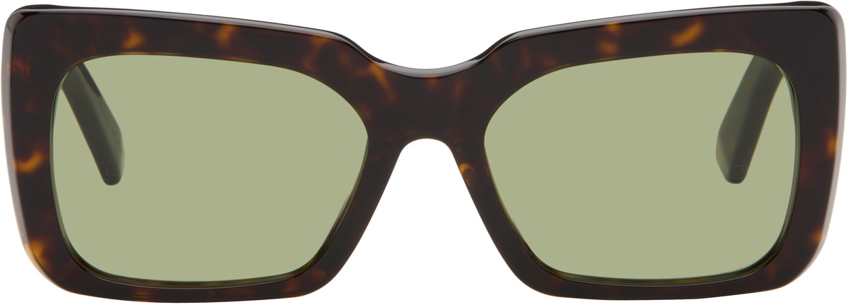 RETROSUPERFUTURE Black & Brown Senta Sunglasses