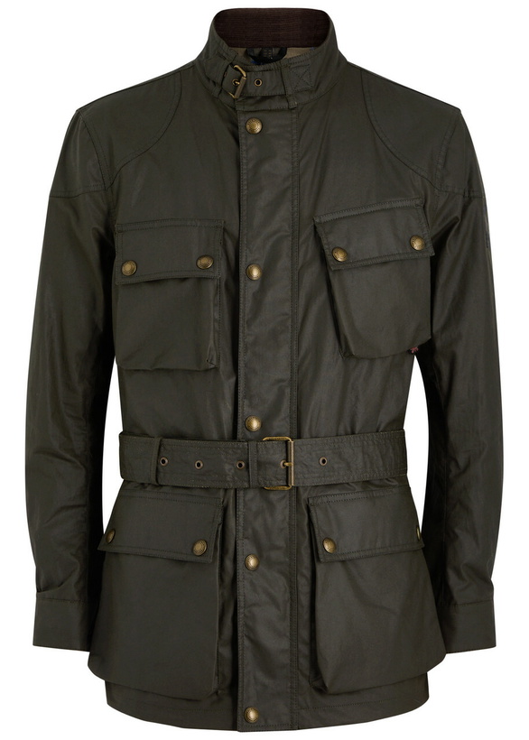 Photo: Belstaff Trialmaster Waxed Cotton Jacket Olive