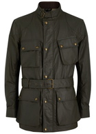 Belstaff Trialmaster Waxed Cotton Jacket Olive