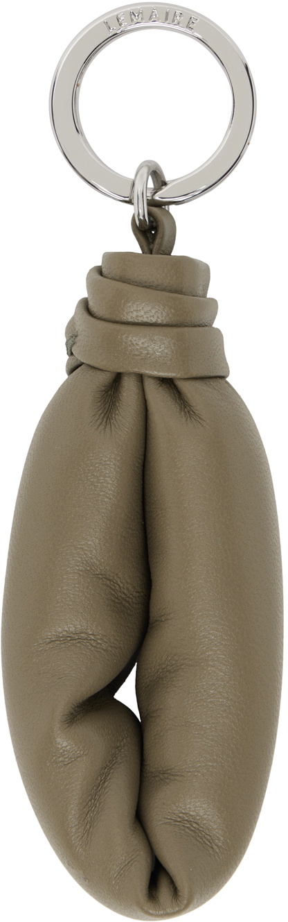 LEMAIRE Khaki Wadded Keychain Lemaire