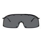 Rick Owens Black Shielding Sunglasses