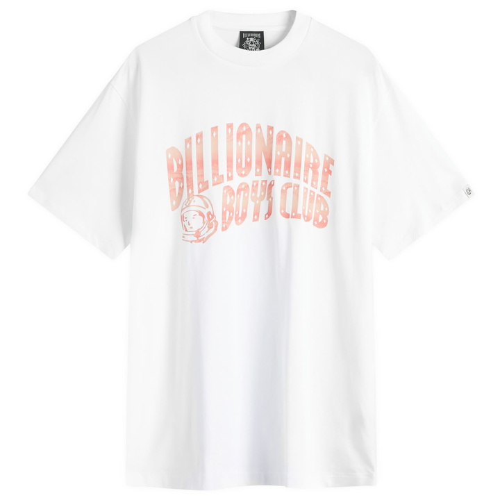 Photo: Billionaire Boys Club Men's Mountain Fill Arch Logo T-Shirt in White