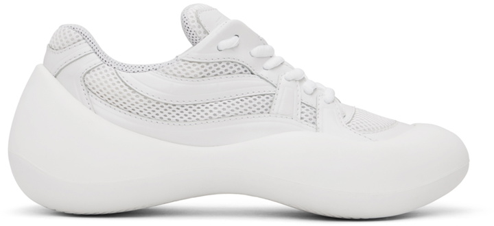 Photo: JW Anderson White Bumper Hike Low Top Sneakers