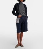 Brunello Cucinelli Monili suede shoulder bag