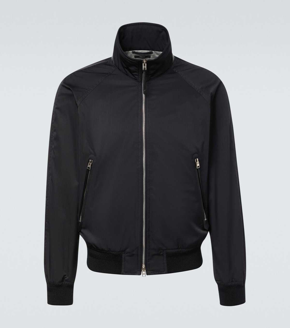 Tom Ford Leather-trimmed jacket