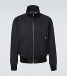 Tom Ford Leather-trimmed jacket