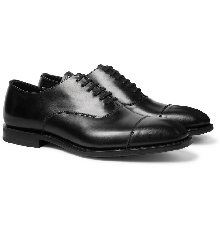 Photo: Church's - Dubai Polished-Leather Oxford Shoes - Black