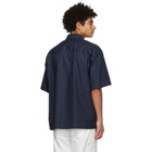 Marni Navy Bowling Short Sleeve Shirt