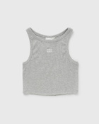 Gestuz GZdrew mel logo crop top Grey Womens Tops & Tank