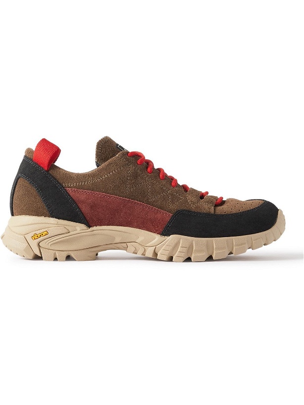 Photo: Diemme - Possagno Panelled Suede Sneakers - Brown