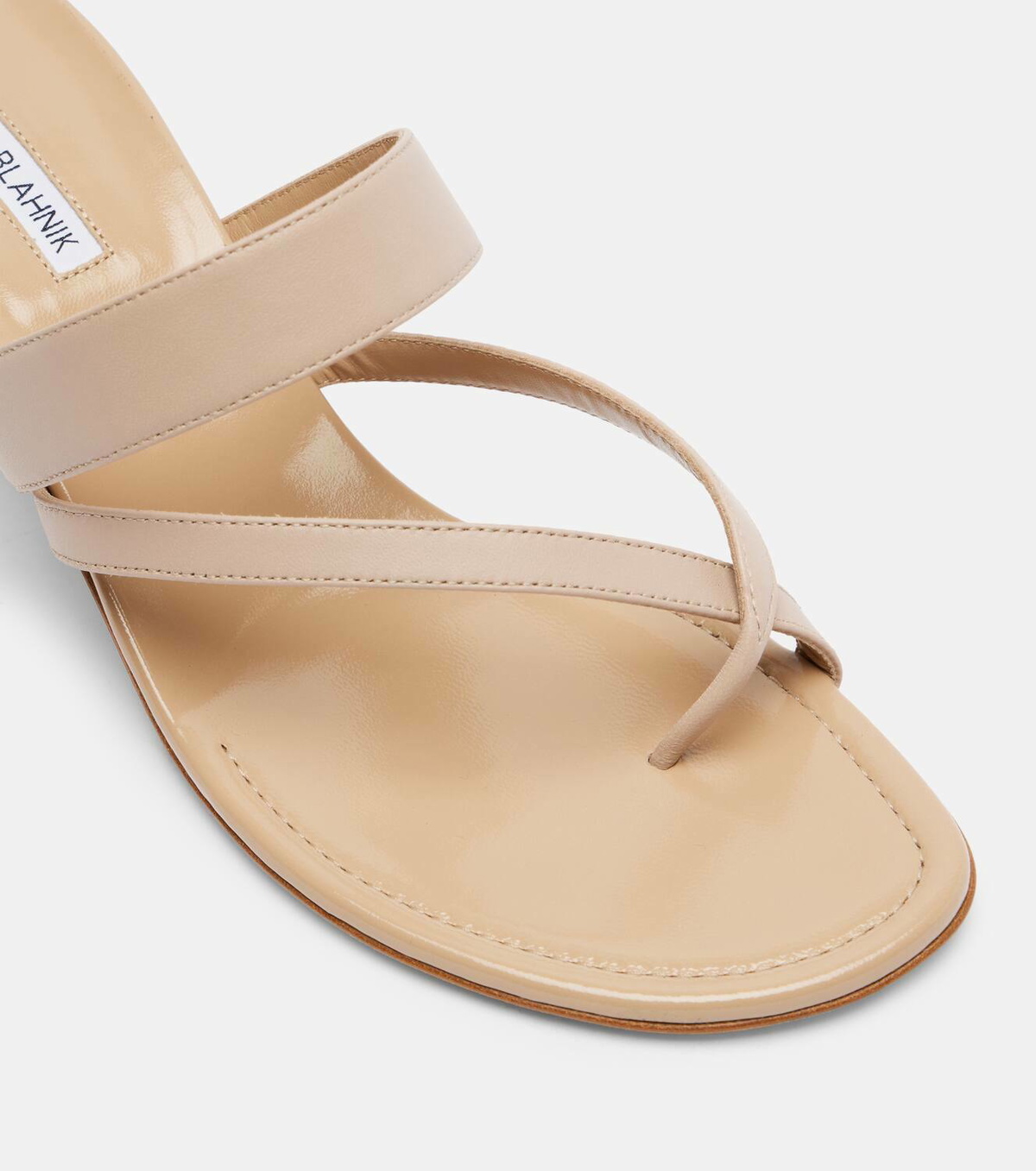 Manolo Blahnik Susa 50 leather thong sandals