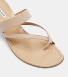 Manolo Blahnik Susa 50 leather thong sandals