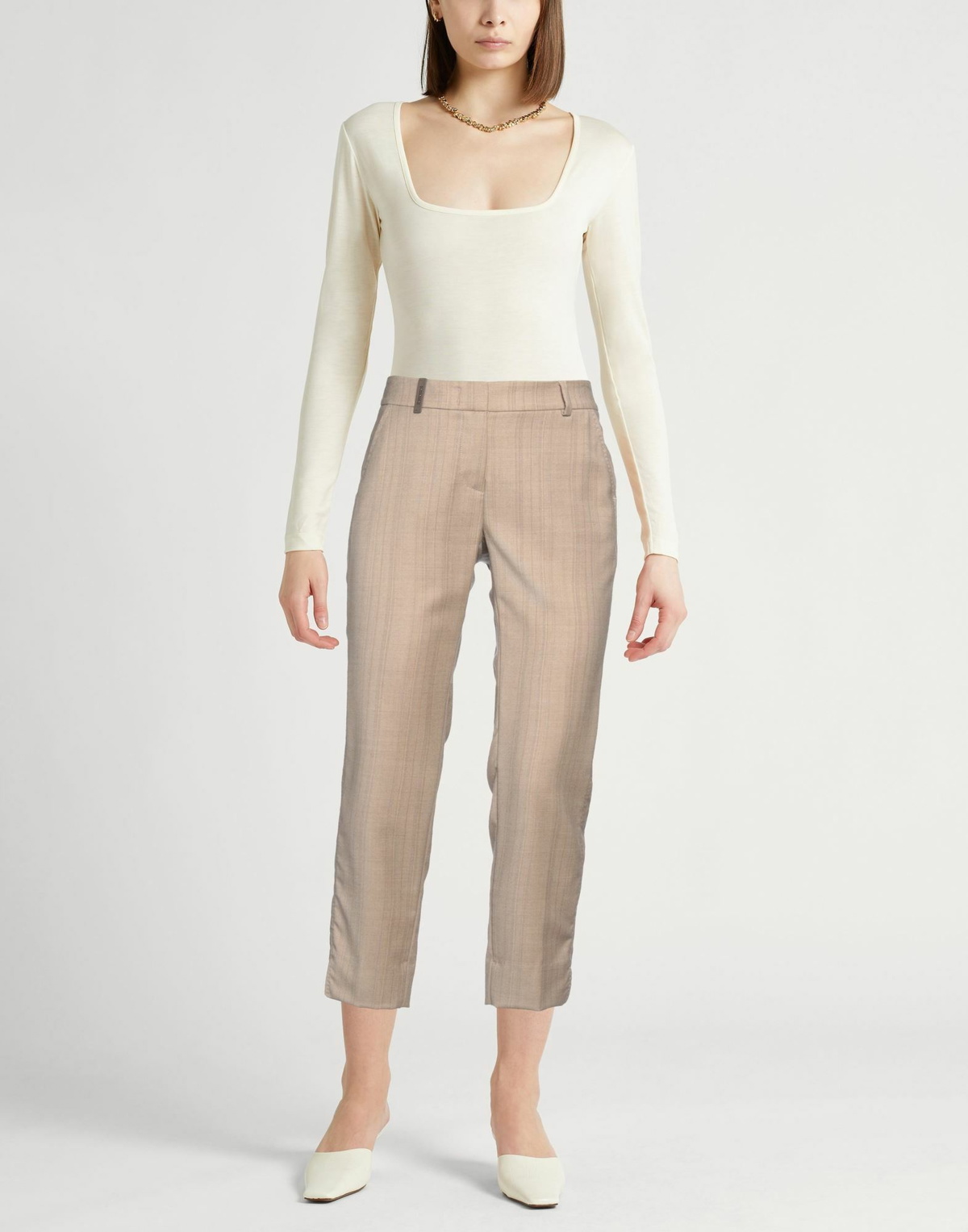 Peserico Icon 4718 Womens Pants Camel