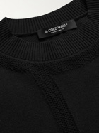 A-COLD-WALL* - Logo-Appliquéd Knitted Sweater - Black
