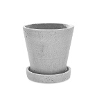 HAY Small Flowerpot with Saucer in Grey