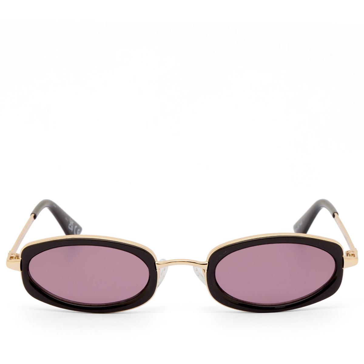 Le Specs Mecharo Sunglasses in Gold/Dark Chocolate 