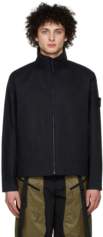 Photo: Stone Island Black Mac Supima Jacket