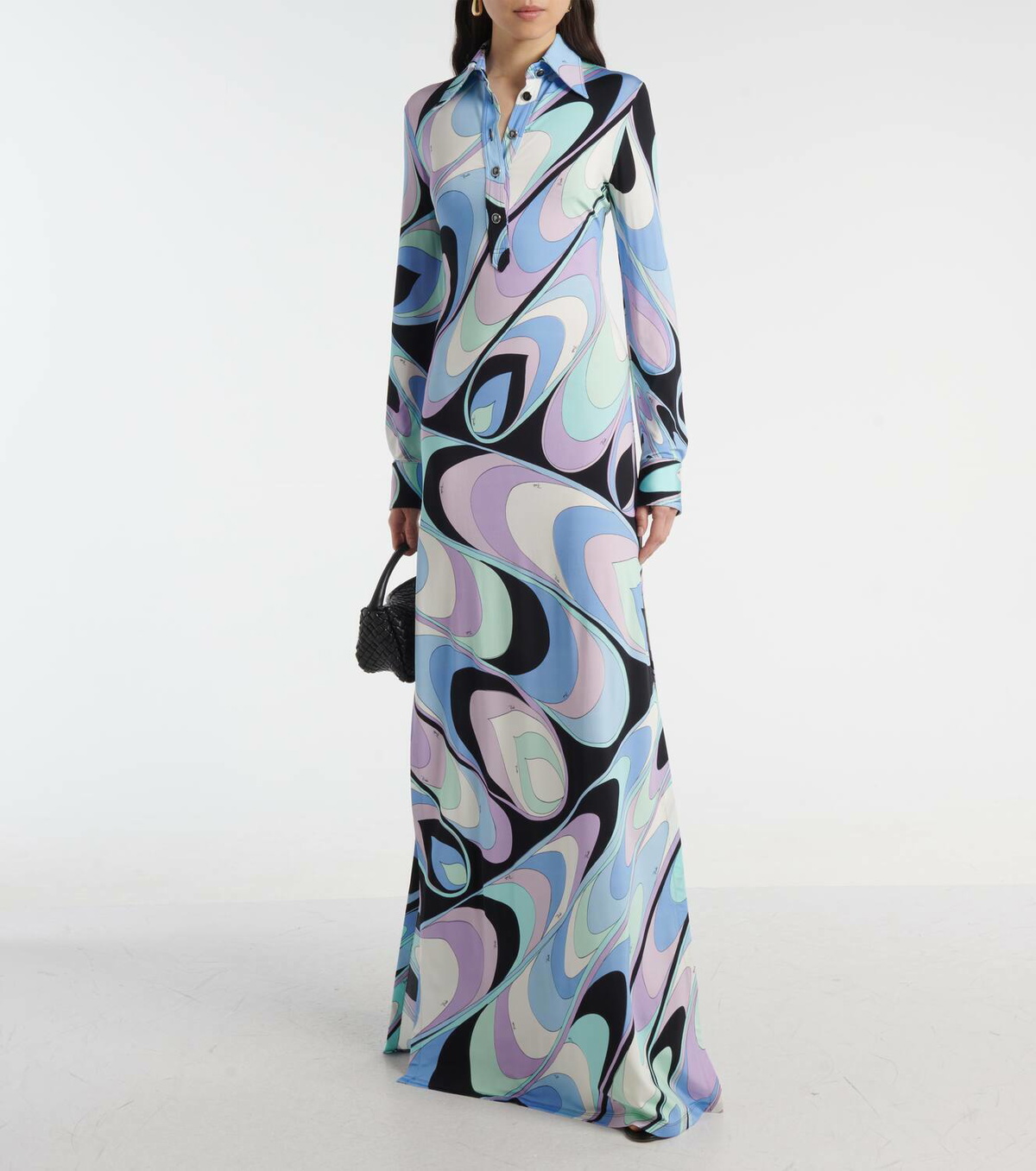 PUCCI プッチ ワンピース Vivara-print jersey satin 941010 PUCCI プッチ ワンピース Vivara-print jersey satin 941010