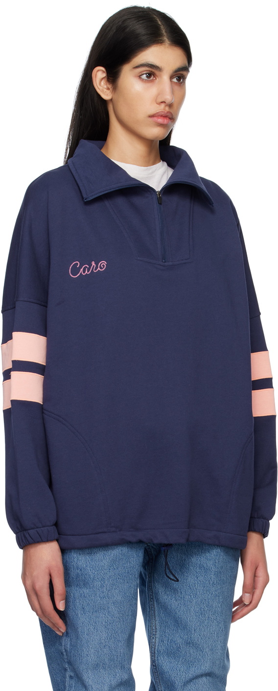 Caro Editions Navy Eliza Sweatshirt