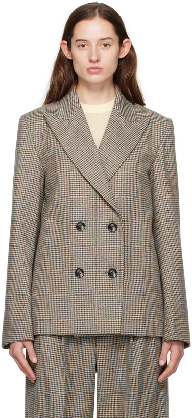 Photo: Teurn Studios SSENSE Exclusive Beige Owen Blazer