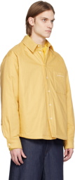 Jacquemus Yellow Le Raphia 'La Chemise Boulanger' Shirt