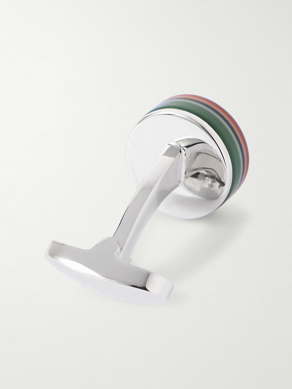 Paul Smith - Silver-Tone and Resin Cufflinks