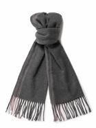 Brunello Cucinelli - Fringed Striped Silk Scarf