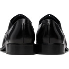 Stefan Cooke Black Slashed Square Toe Derbys