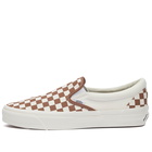 Vans Men's Slip-On Reissue 98 Sneakers in Lx Checkerboard Coffee