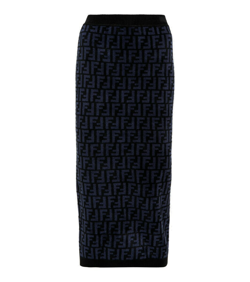 ミニスカート FENDI FW23 Fendi Skirts Black (FPD774 AQ31F0GME) Fendi Outlet: midi leather skirt - Black | Fendi skirt