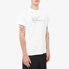 Maison Margiela Men's Font Generator Print T-Shirt in White