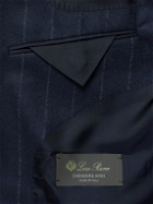 Loro Piana - Pinstriped Wish® Virgin Wool and Cashmere-Blend Jacket - Blue