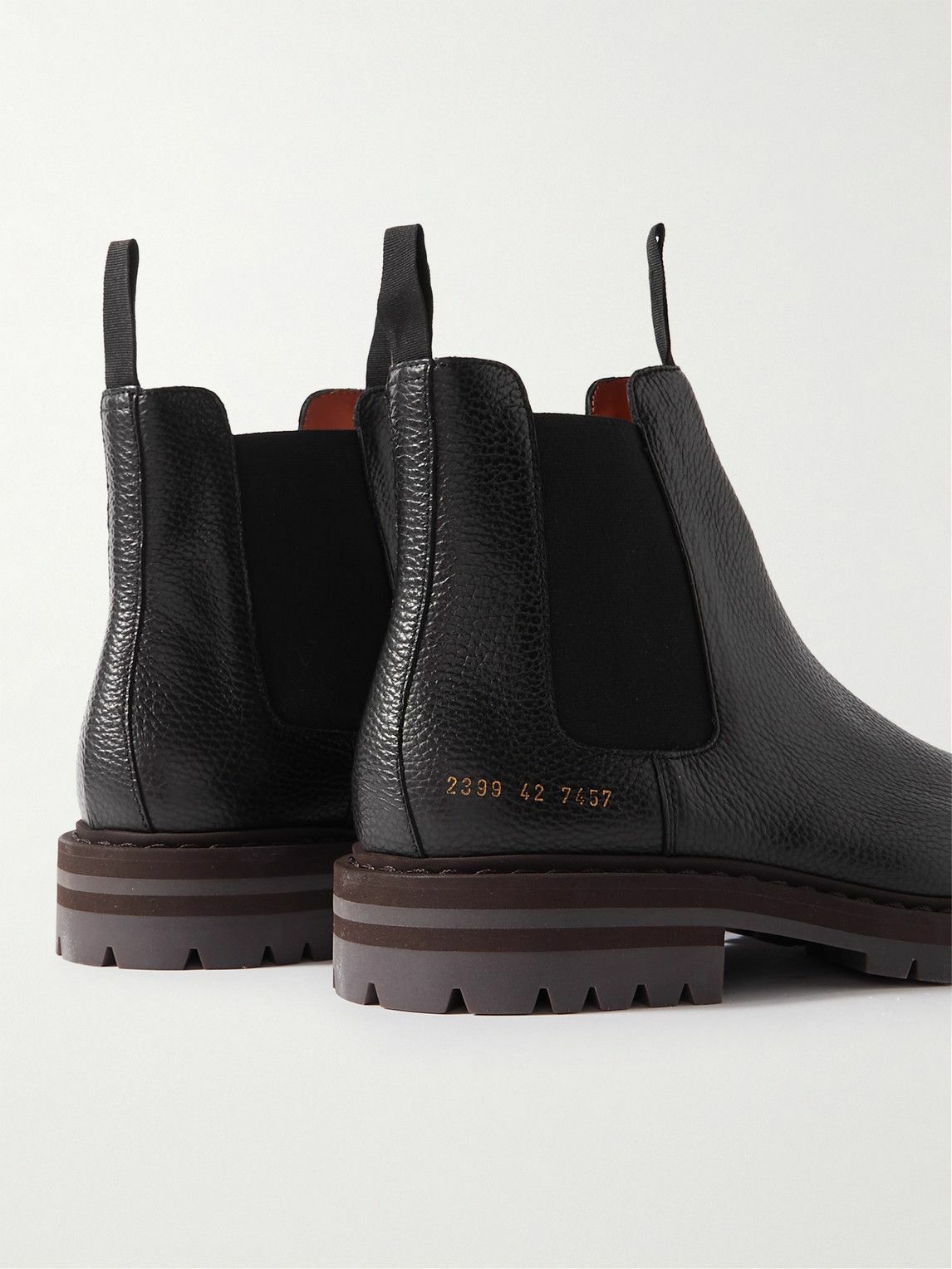 Common projects chelsea hotsell boots black leather