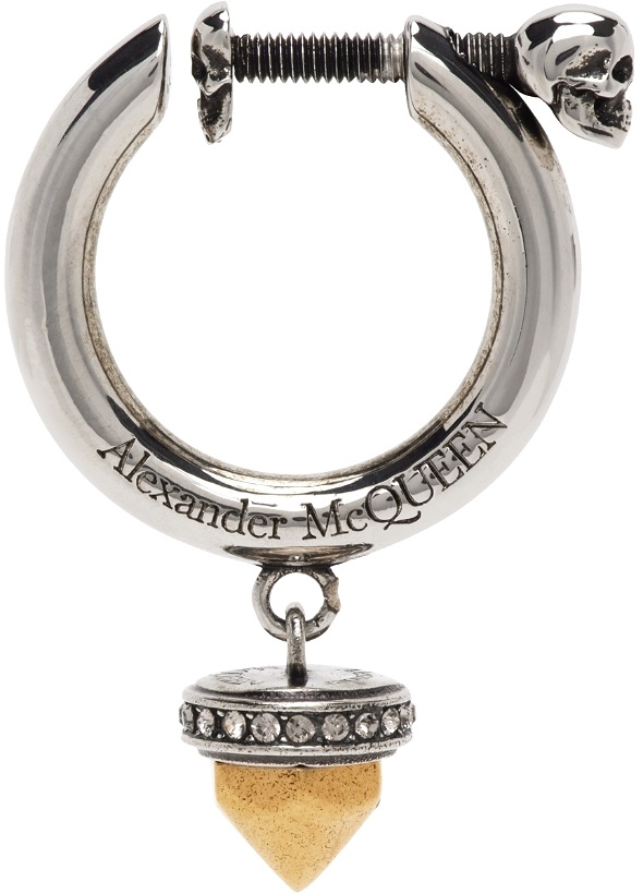Photo: Alexander McQueen Silver Stud Single Earring