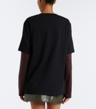 Courrèges AC Double Sleeve cotton T-shirt