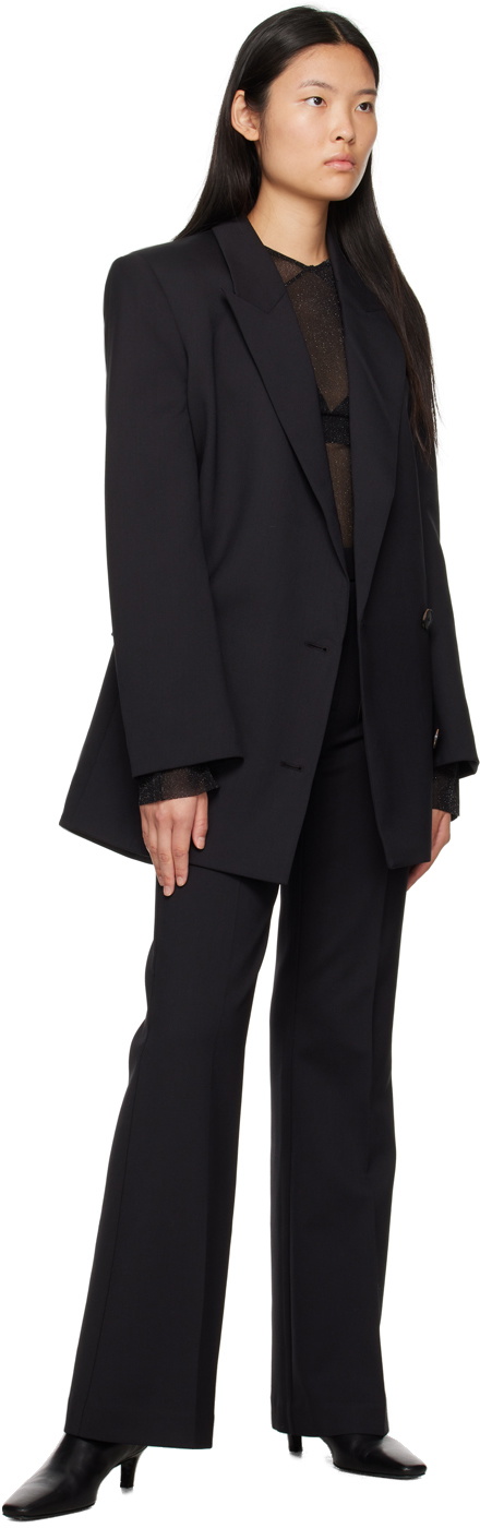 CAMILLA AND MARC Black Marcello Long Sleeve T-Shirt